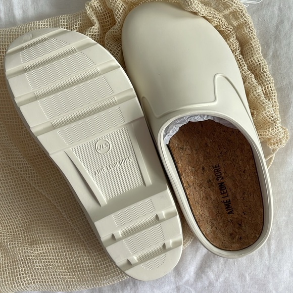 Aime Leon Dore garden mule in pristine white - Picture 3 of 5